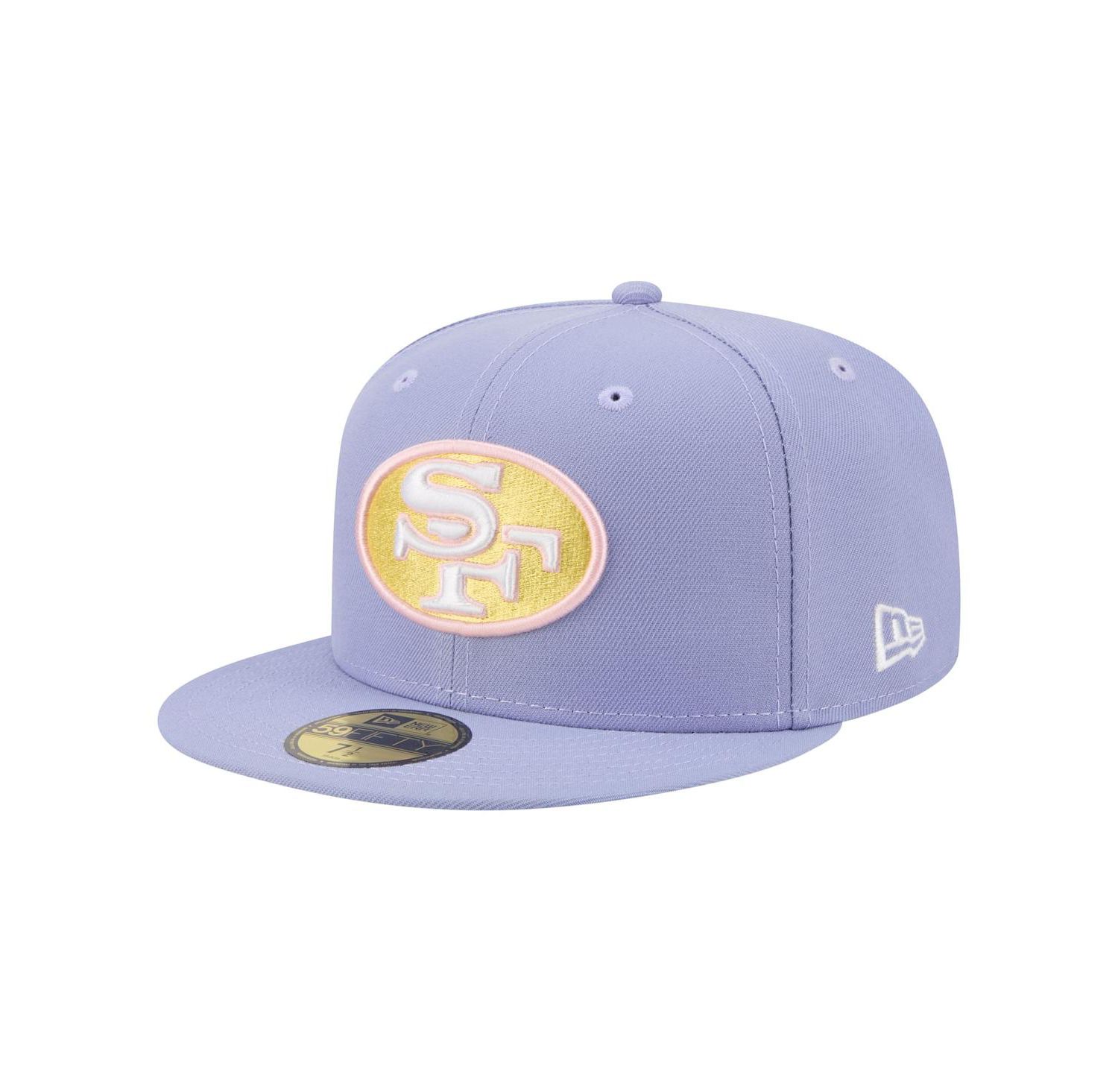 Men's Light Purple San Francisco 49ers Lavender Bloom 59FIFTY Fitted Hat