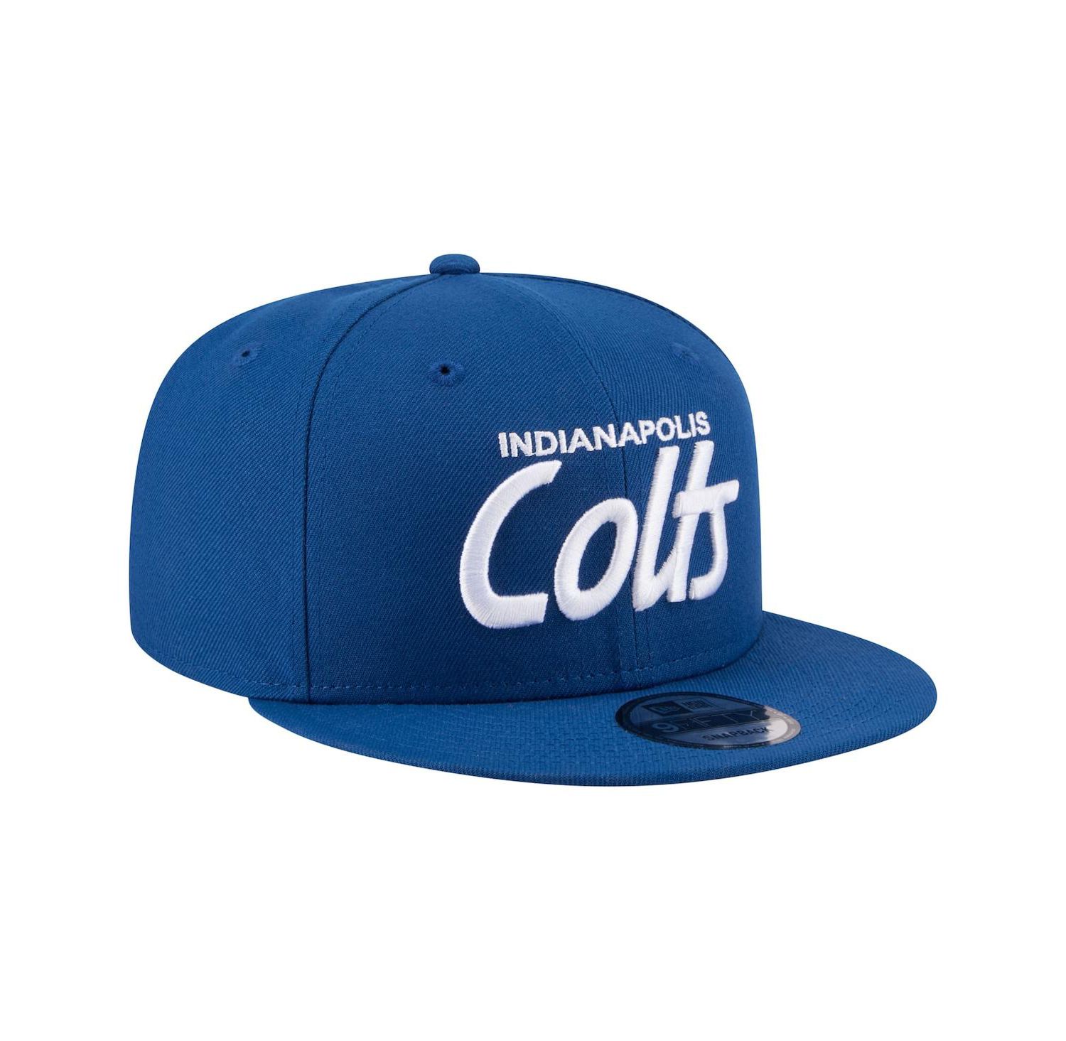 Men's Royal Indianapolis Colts Core Team Script 9FIFTY Snapback Hat