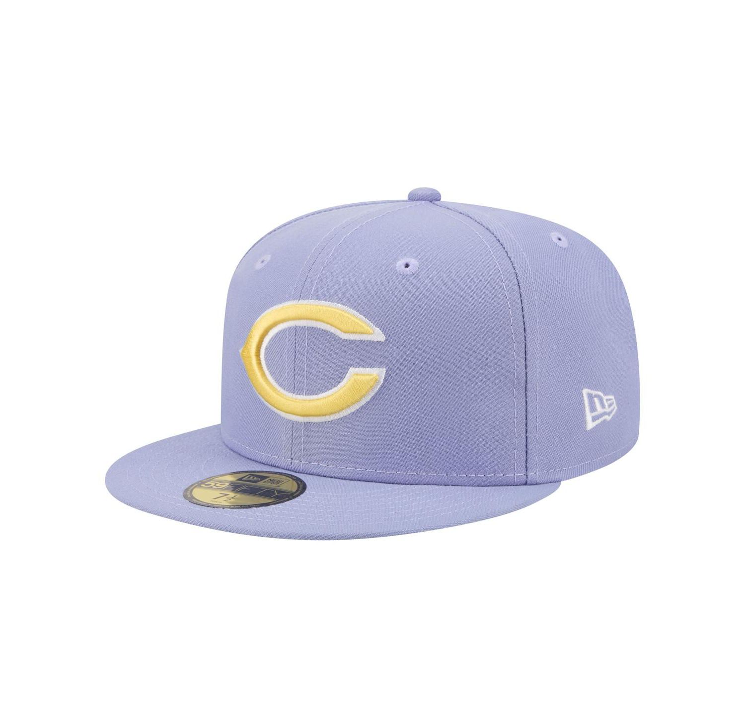 Men's Light Purple Chicago Bears Lavender Bloom 59FIFTY Fitted Hat