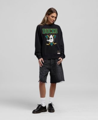Women's Black Anaheim Ducks Core Oversized Sweatshirt