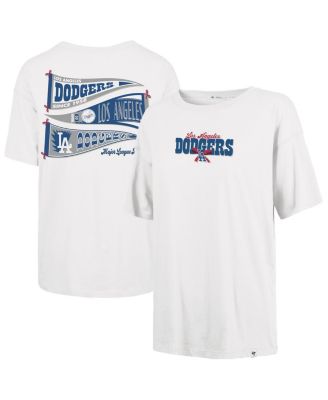 Women's Sand Los Angeles Dodgers Bow Banner Sadie T-Shirt