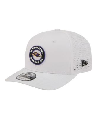 Men's White Baltimore Ravens COOLERA 9SEVENTY Adjustable Hat