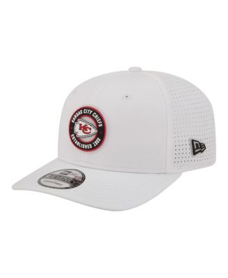 Men's White Kansas City Chiefs COOLERA 9SEVENTY Adjustable Hat