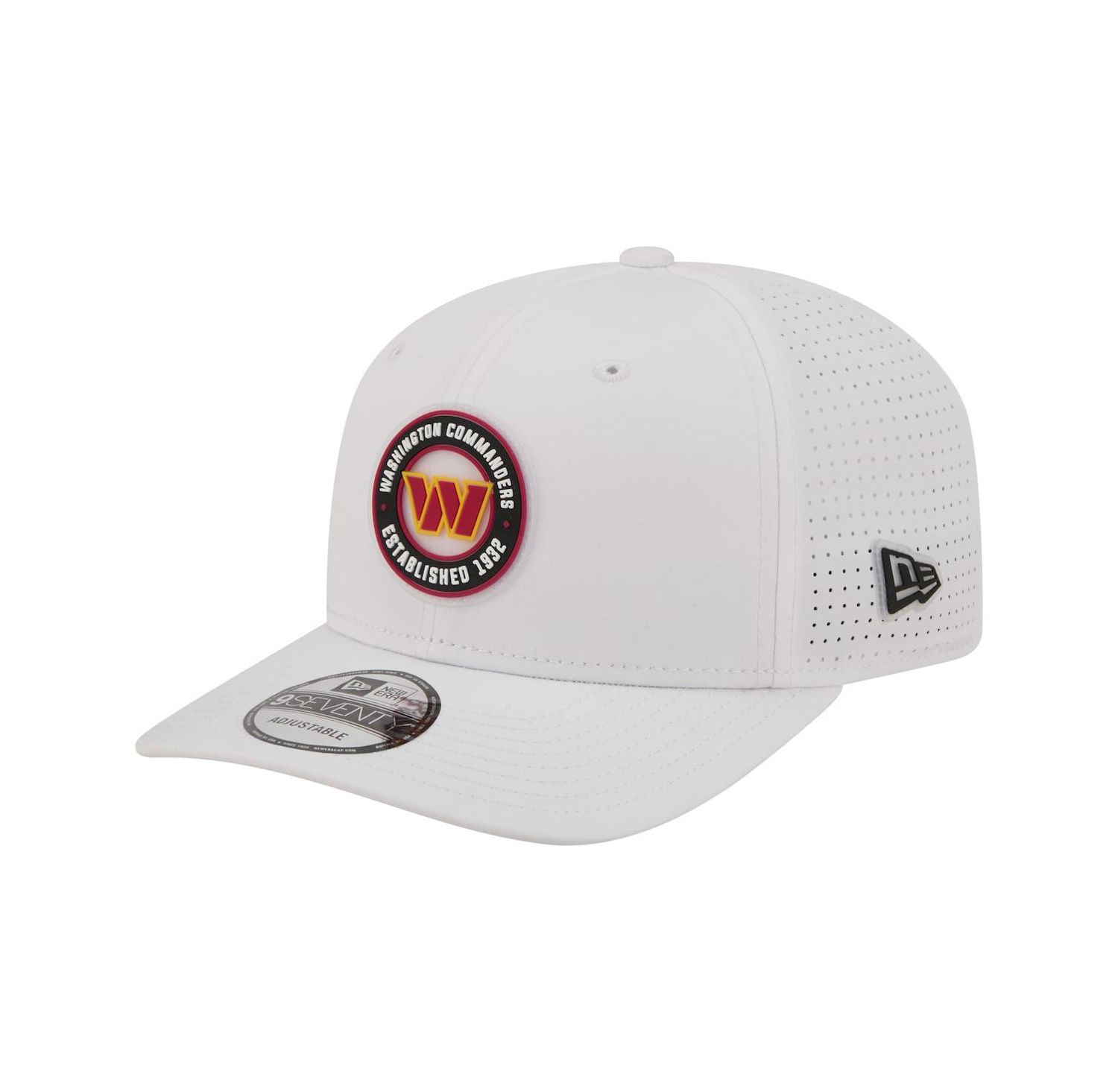 Men's White Washington Commanders COOLERA 9SEVENTY Adjustable Hat