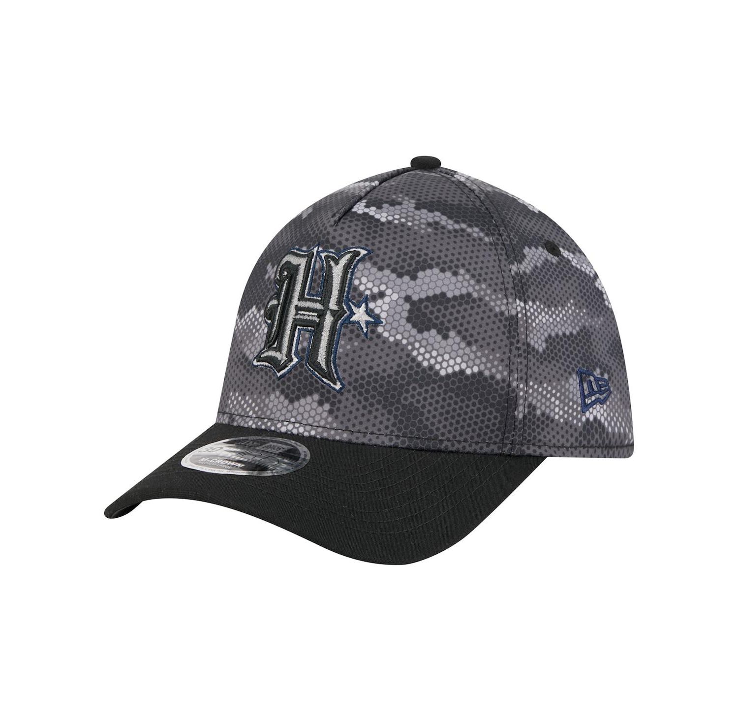 Men's Black Houston Texans Camo A-Frame 39THIRTY Flex Hat