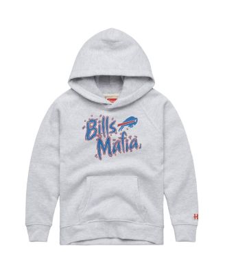 Big Boys and Girls Gray Buffalo Bills Bills Mafia Tri-Blend Hoodie