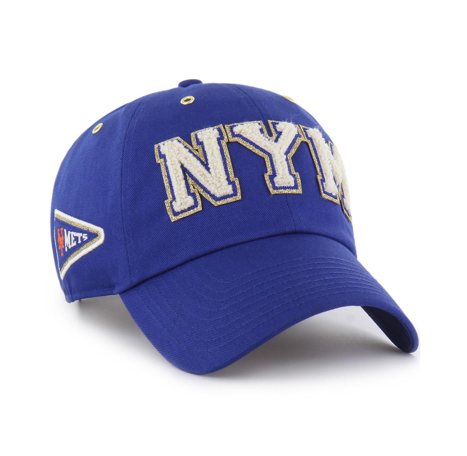 Men's x Royal New York Mets Acro Charm Clean Up Adjustable Hat