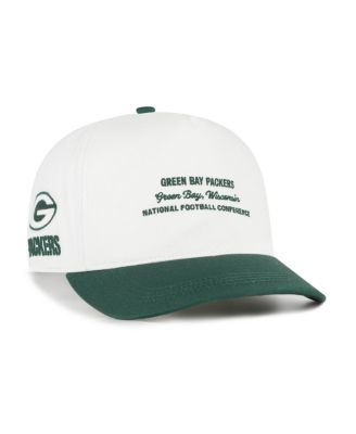 Men's White Green Bay Packers Contemporary Two-Tone Hitch Adjustable Hat