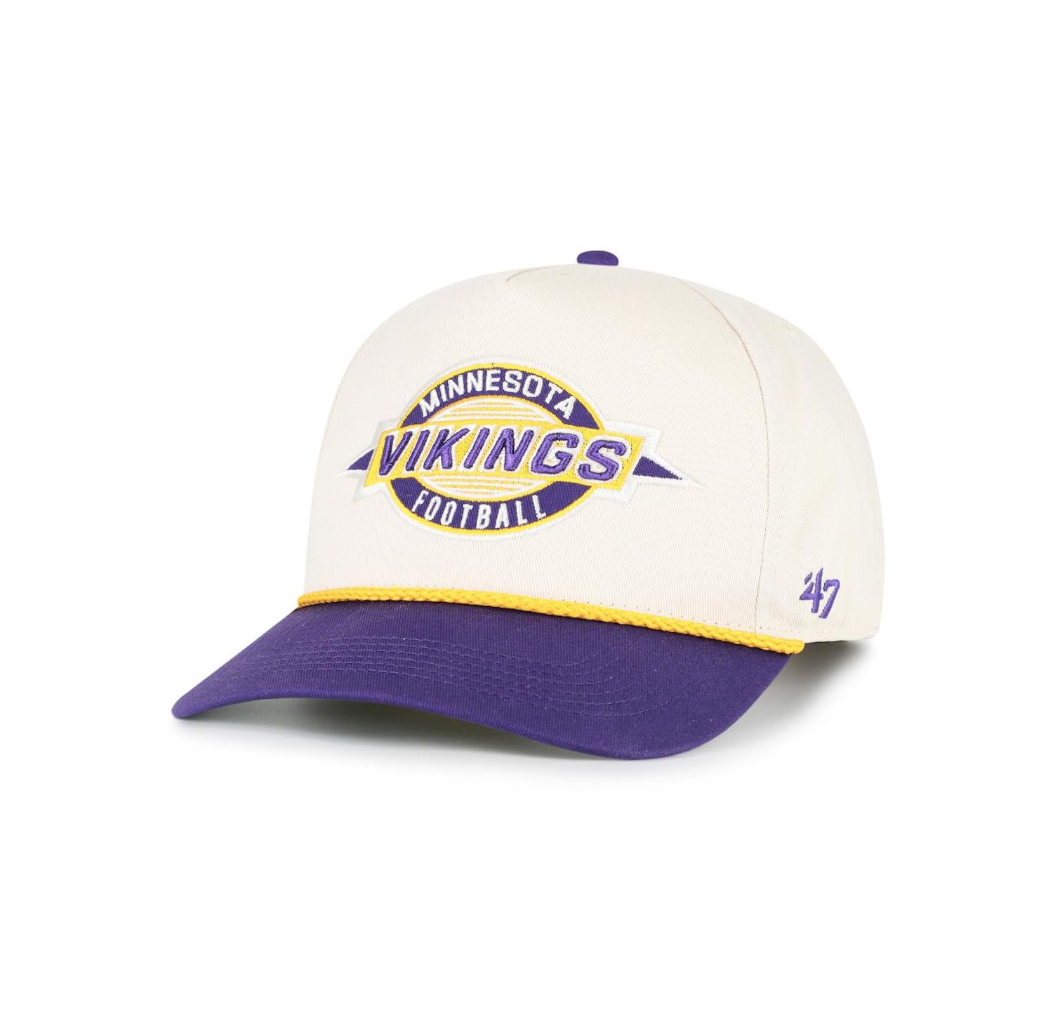 Men's Natural Minnesota Vikings Frame Out Two Tone Hitch Adjustable Hat