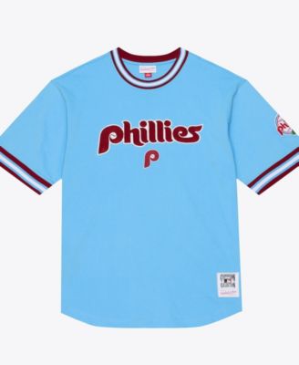 Men's Light Blue Philadelphia Phillies Wild Pitch Ringer T-Shirt