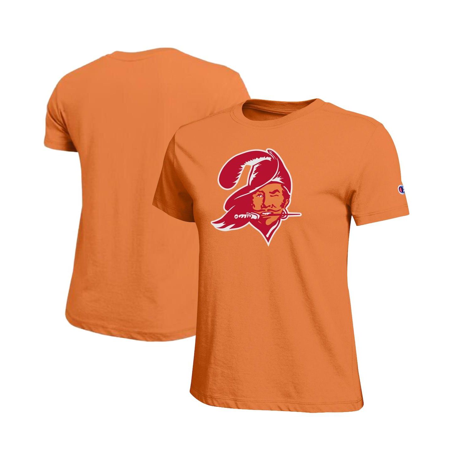 Женская футболка Champion Orange Tampa Bay Buccaneers Logo — фото 1