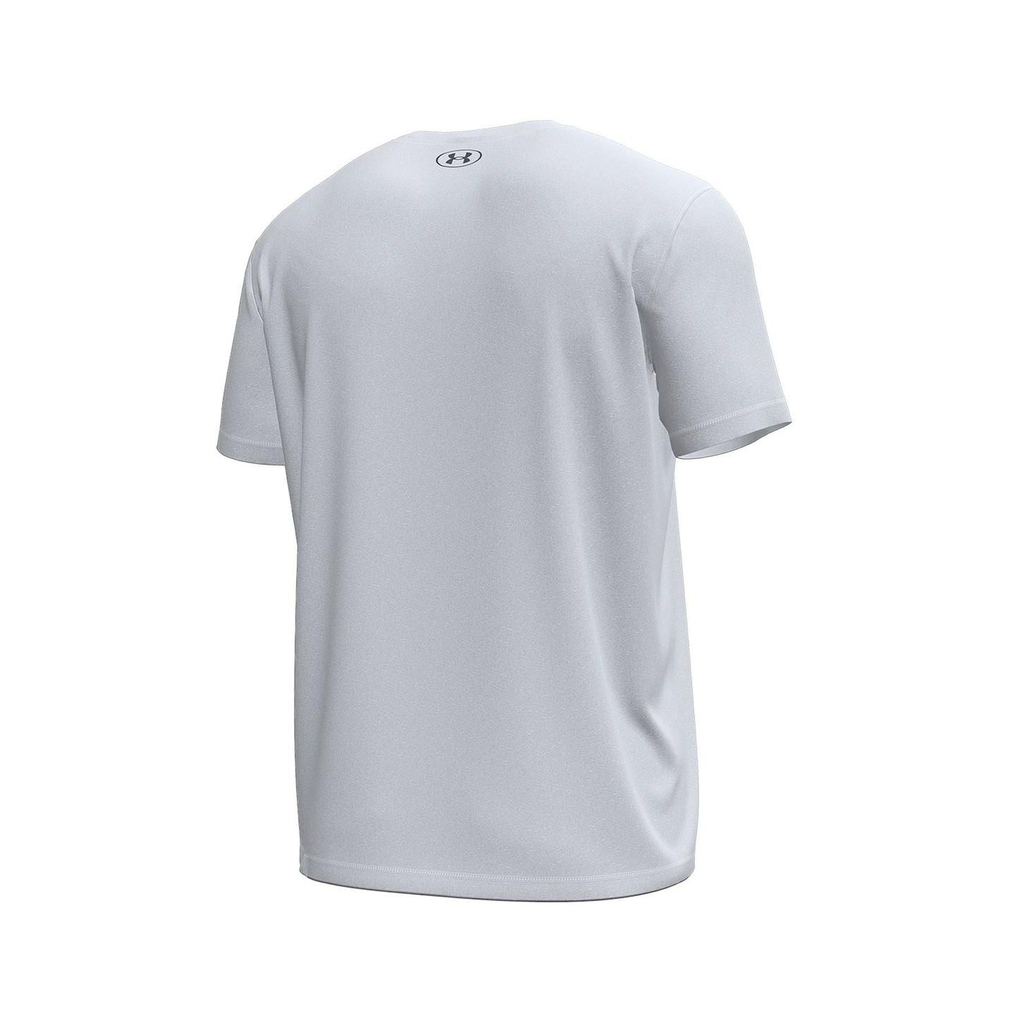 Мужская футболка Under Armour White Notre Dame Fighting Irish Hockey Leprechaun Tech Stretch — фото 2