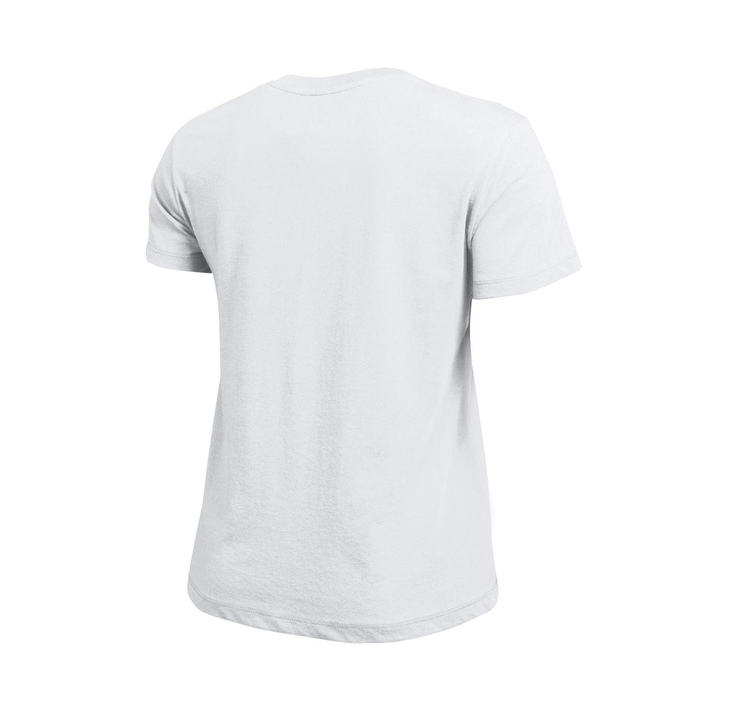 Women's White North Carolina Tar Heels Arched Over Logo T-Shirt
