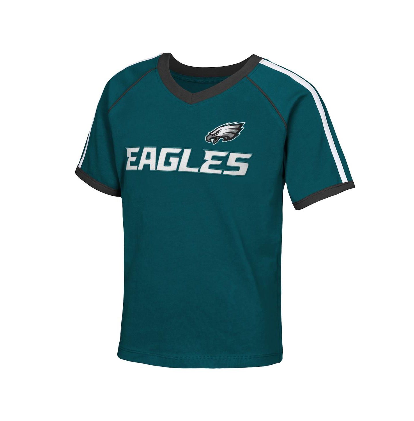 Футболка Outerstuff Midnight Green Philadelphia Eagles Score Breaker Soccer для девочек — фото 3