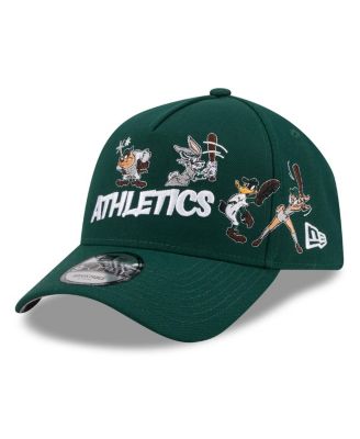 Big Boys and Girls Green Athletics Looney Tunes A-Frame 9FORTY Adjustable Hat