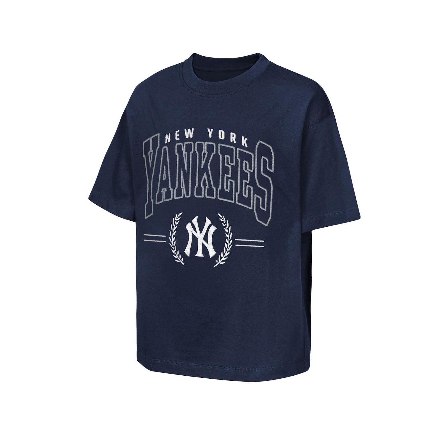 Big Boys and Girls Navy New York Yankees Premium World Class T-Shirt