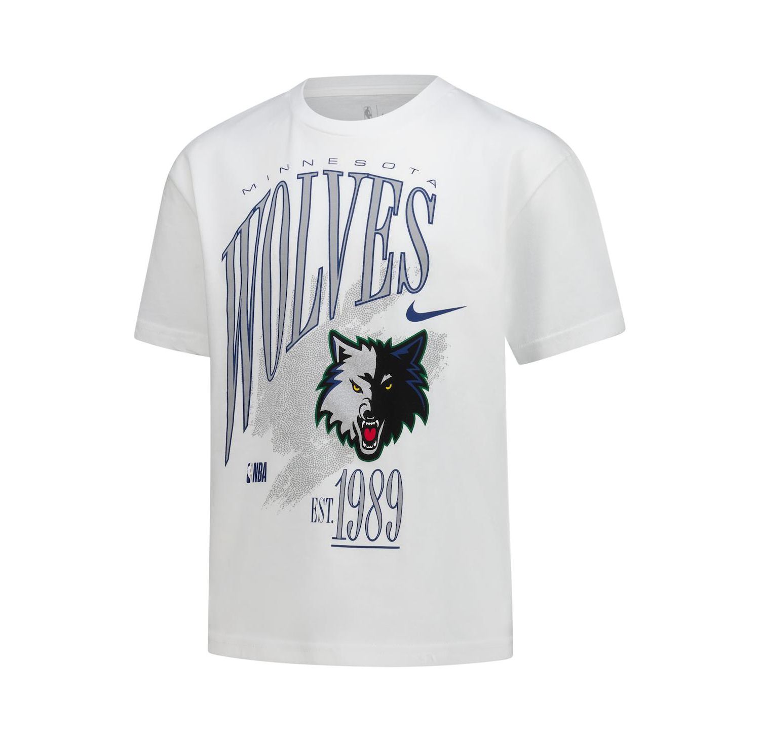 Big Boys and Girls White Minnesota Timberwolves Hardwood Classics Champs Max90 T-Shirt