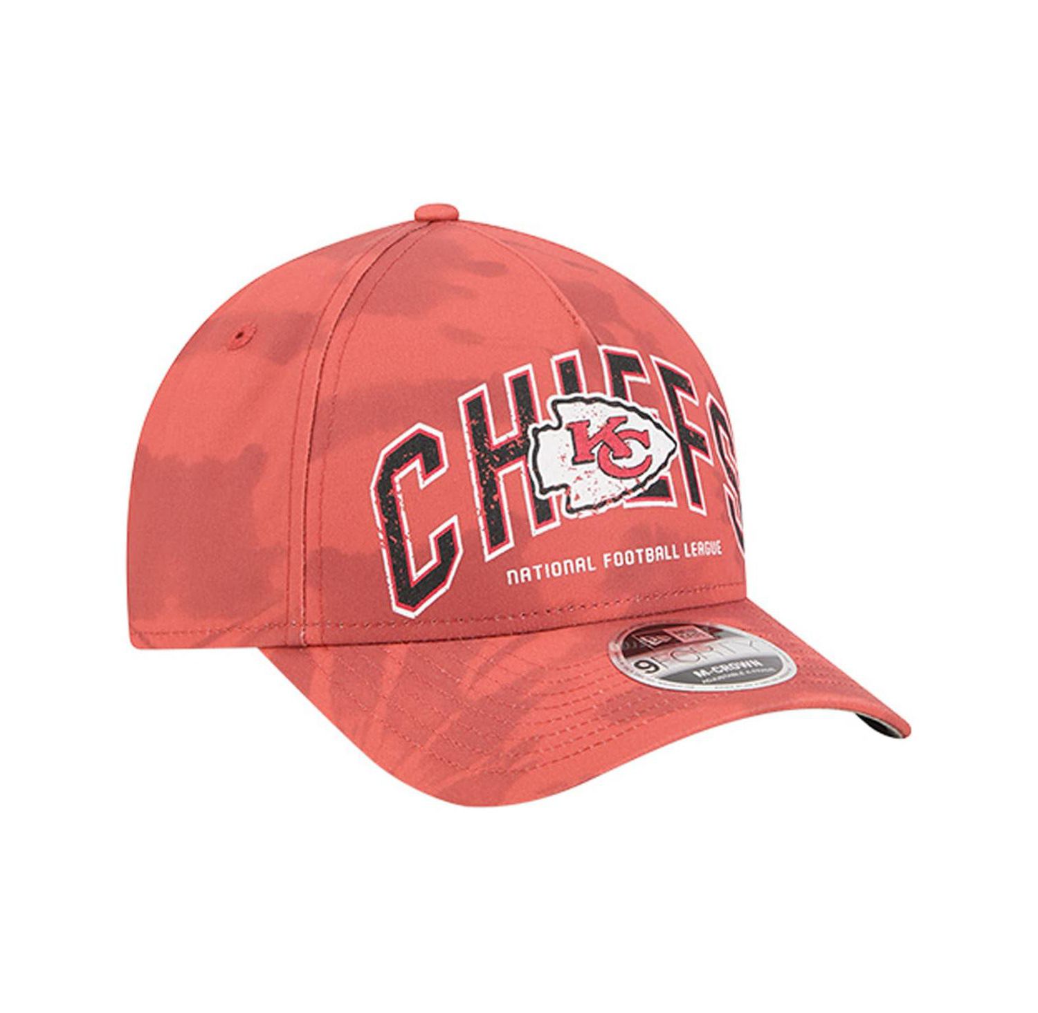 Men's Red Kansas City Chiefs Tie Dye Fade 9Forty M-Crown A-Frame Adjustable Hat