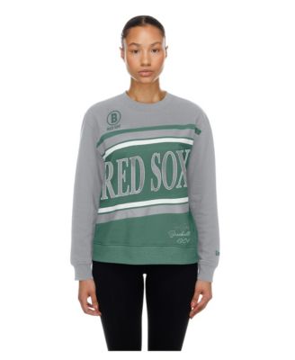 Women's Dark Green Boston Red Sox City Connect Gameday Crewneck Fleece Sweatshirt