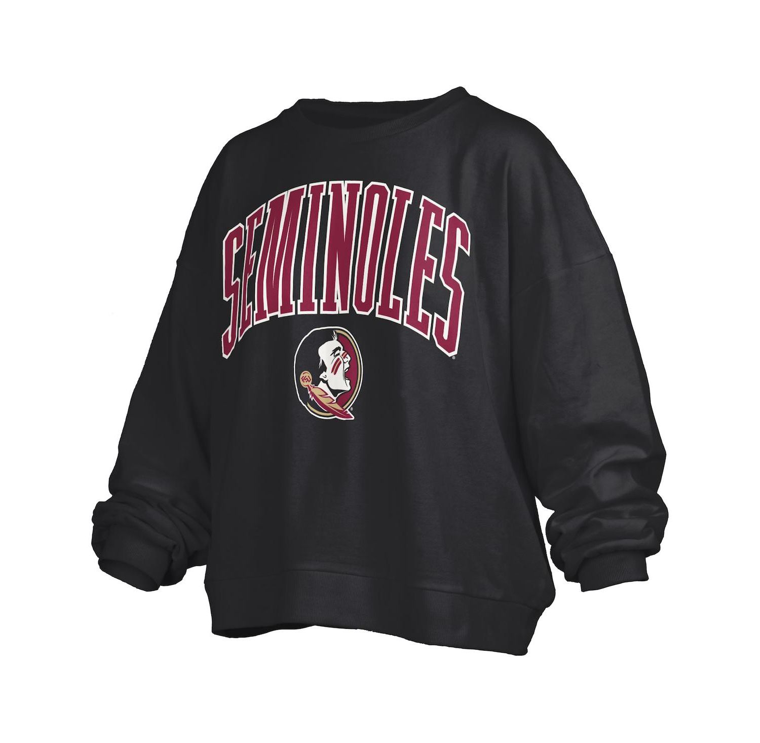 Women's Black Florida State Seminoles Janise Fleece Sweatshirt