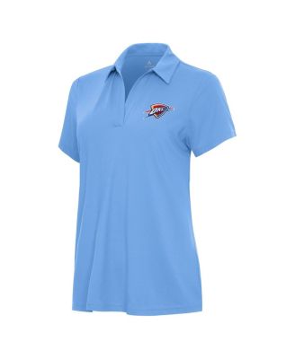 Women's Light Blue Oklahoma City Thunder Era Polo Shirt