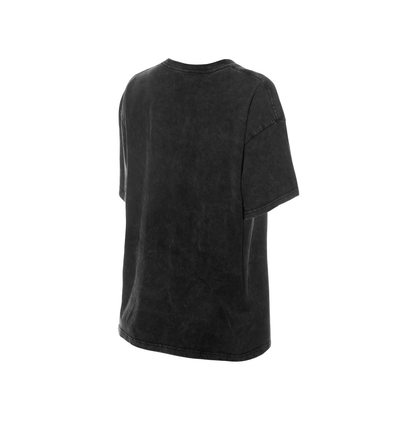Женская футболка New Era Black Philadelphia 76ers Throwback Mineral Wash Oversized — фото 4
