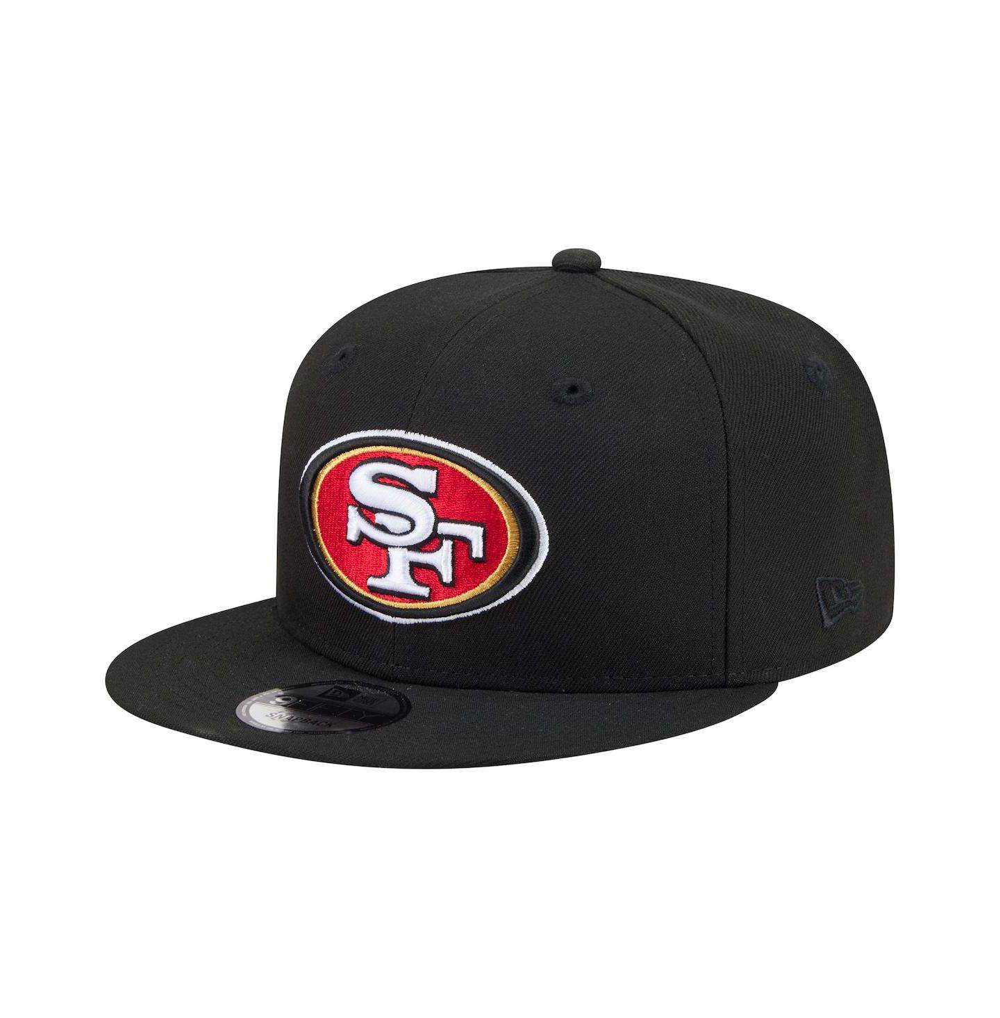 Мужская кепка New Era Black San Francisco 49ers 9FIFTY Snapback Hat — фото 1