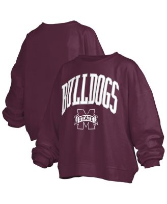 Women's Maroon Mississippi State Bulldogs Janise Fleece Sweatshirt