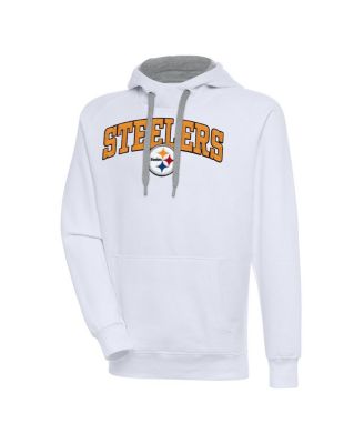 Men's White Pittsburgh Steelers Victory Pullover Hoodie