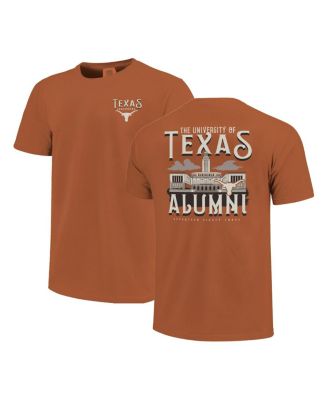 Men's and Women's Texas Orange Texas Longhorns Comfort Colors Campus Alumni T-Shirt