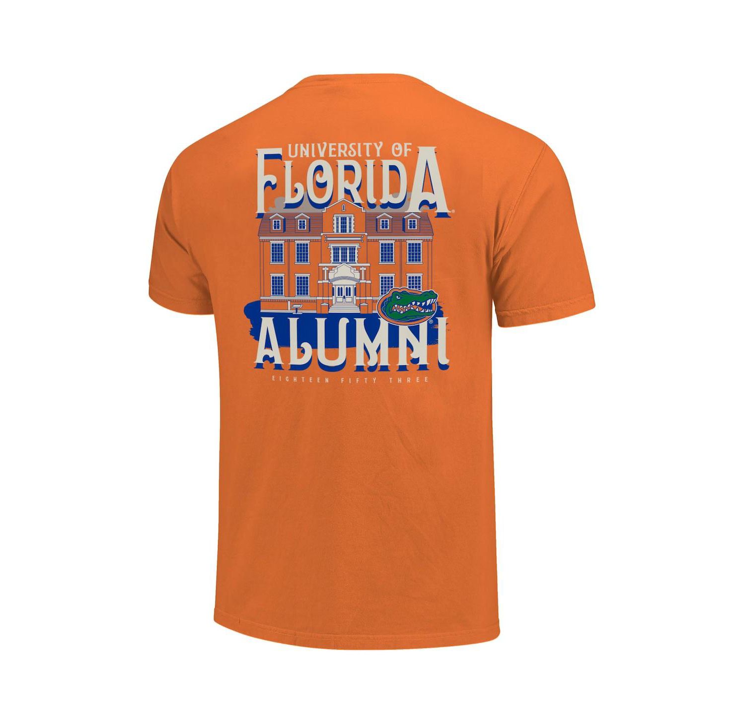 Men's and Women's Orange Florida Gators Comfort Colors Campus Alumni T-Shirt
