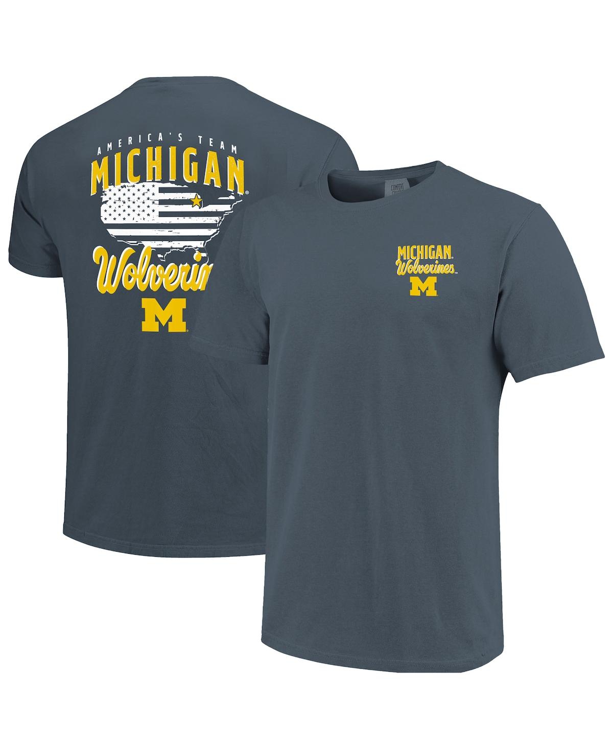 Image One Men's Navy Michigan Wolverines America's Team T-Shirt
