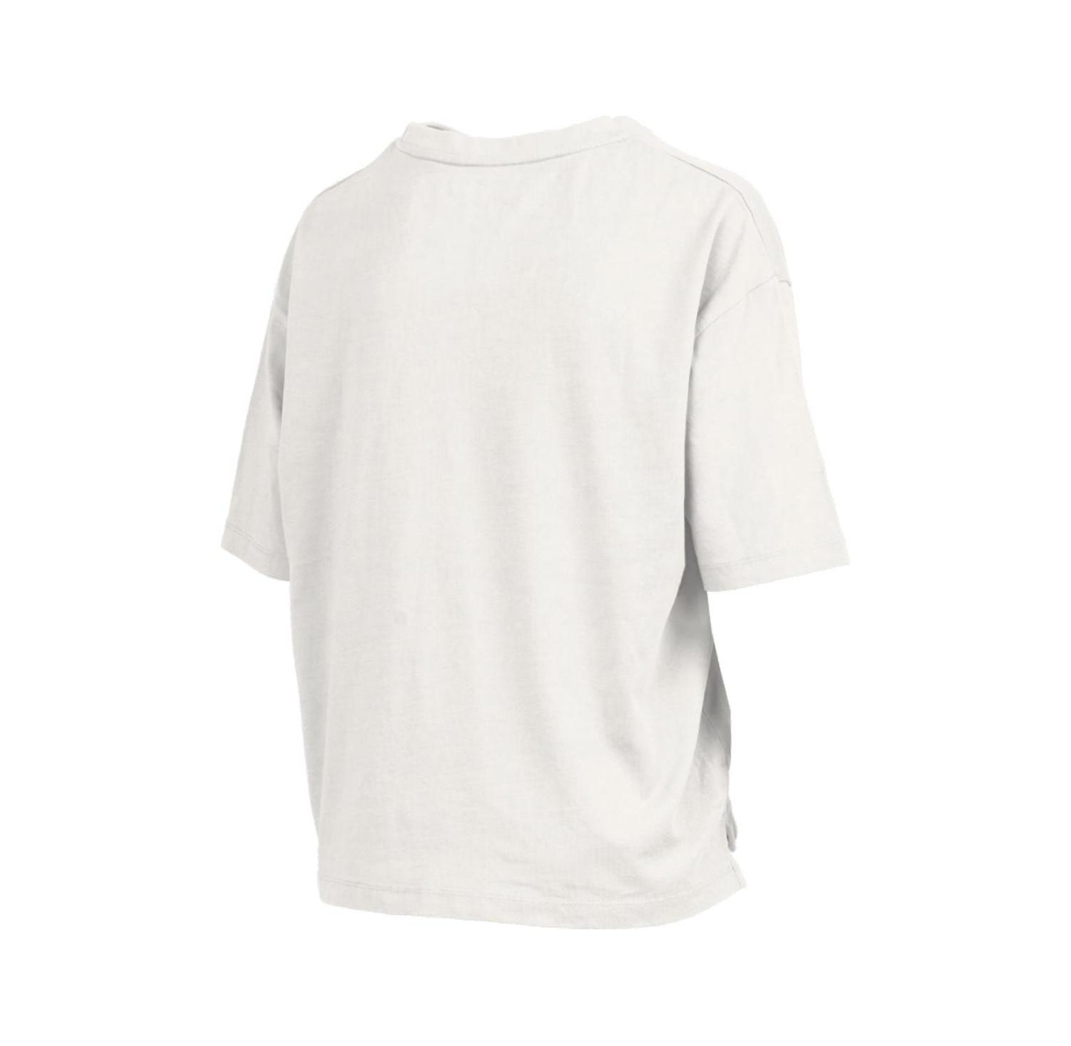 Women's White Miami Hurricanes Harmony Oversized Slub T-Shirt