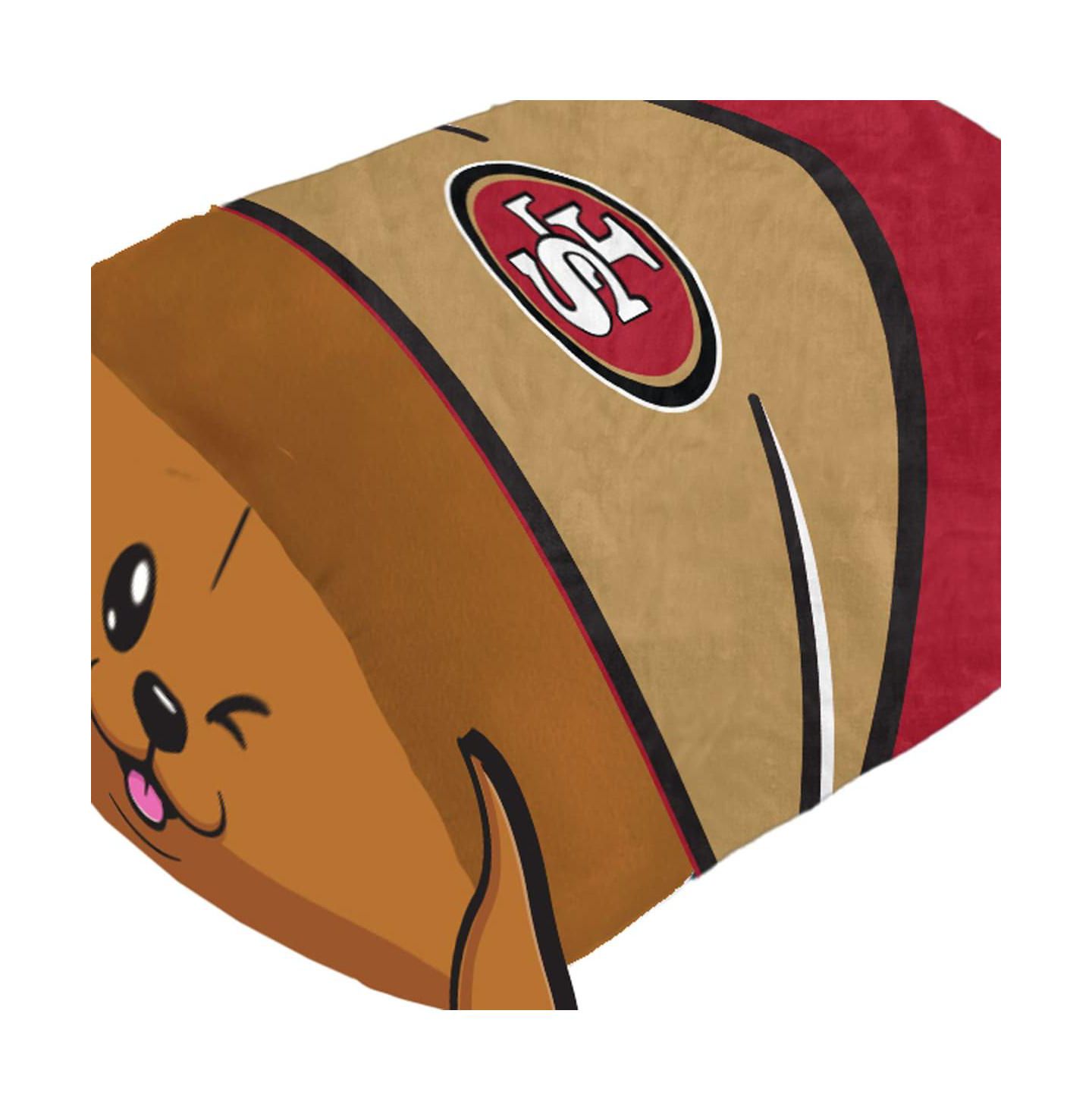 Детская подушка Pegasus San Francisco 49ers Mascot 14" x 16.5" x 6" Plushie Pillow — фото 3