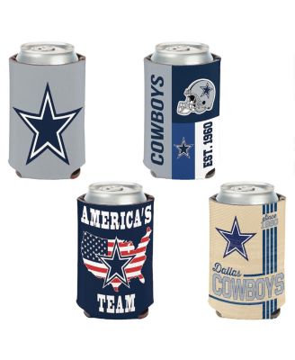 Dallas Cowboys 4-Pack 12oz. Can Cooler Set