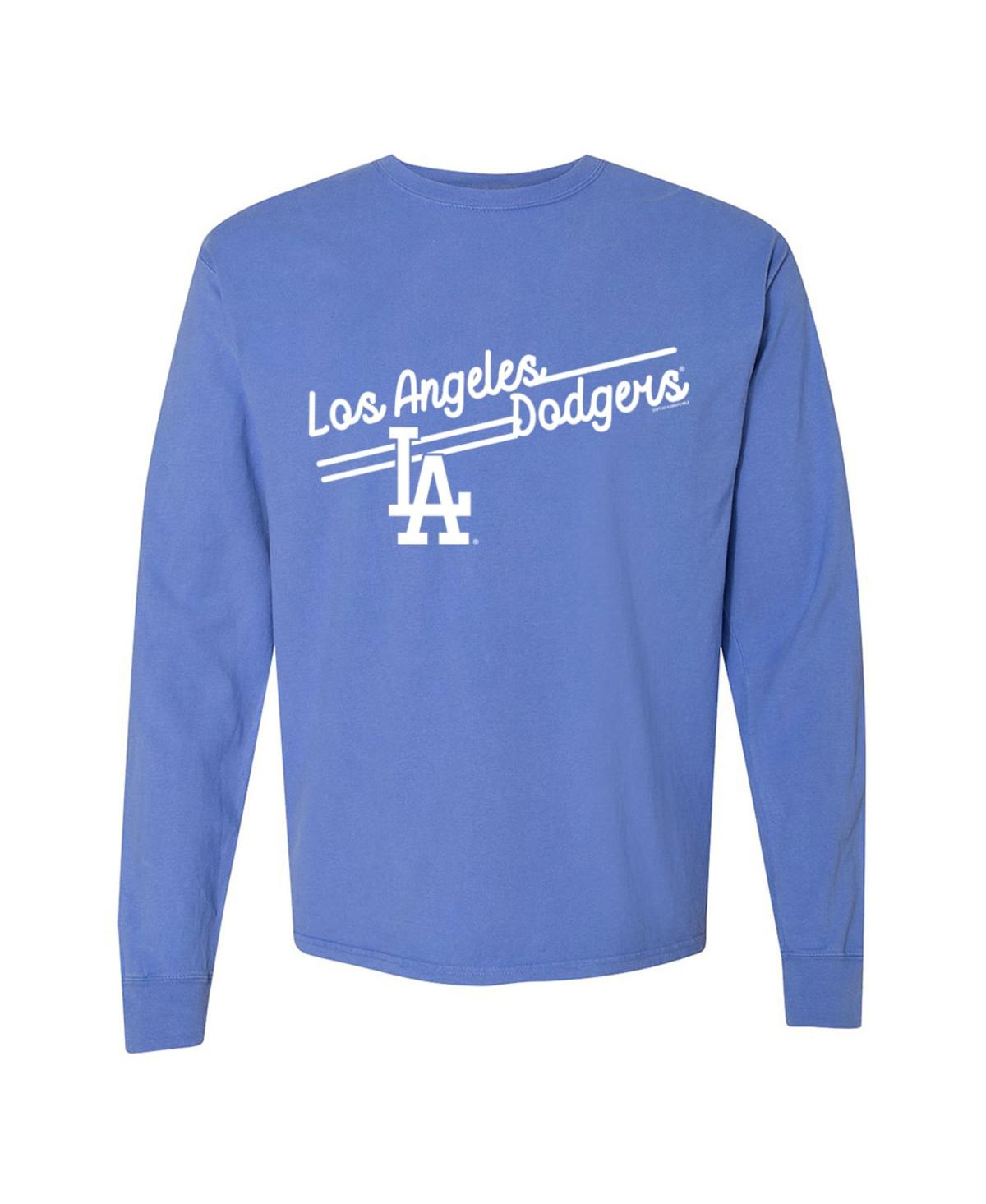 Soft As A Grape Women's Royal Los Angeles Dodgers Pigment Dye Long Sleeve T-Shirt - Royal