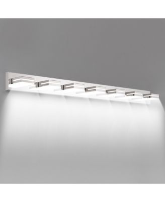 7 Light Modern LED Vanity Light Wall Sconce for Bathroom and Mirror Sleek Minimalist Design Easy Installation