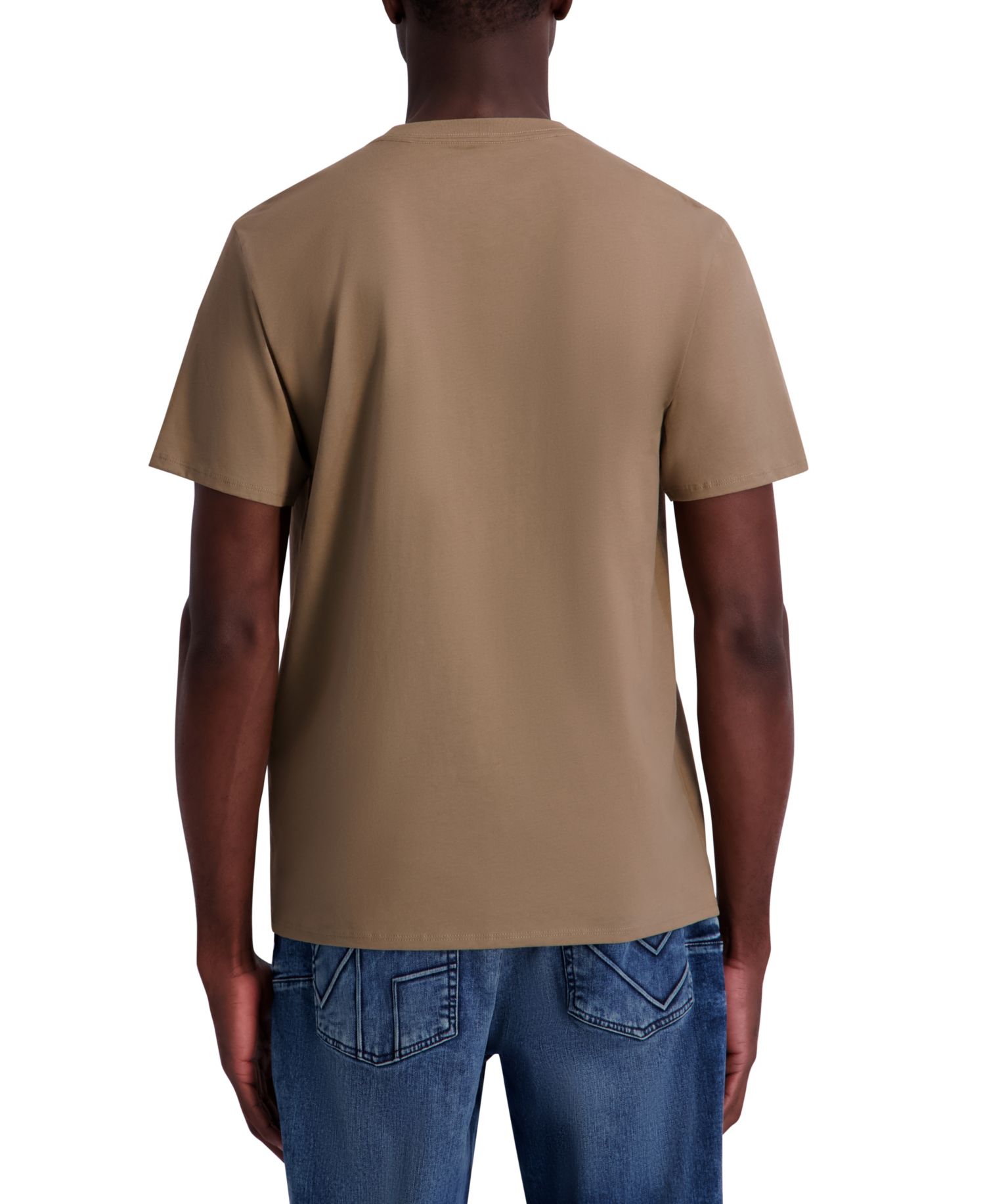 Men's Broken Mirror Effect Karl Logo Graphic T-Shirt