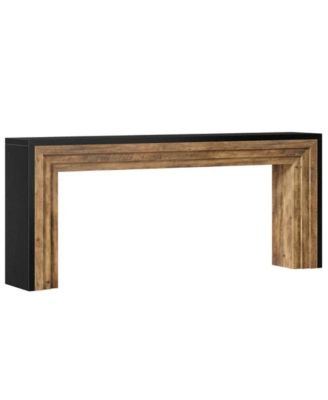 Farmhouse Hallway Console Table, Narrow Sofa Table for Entryway
