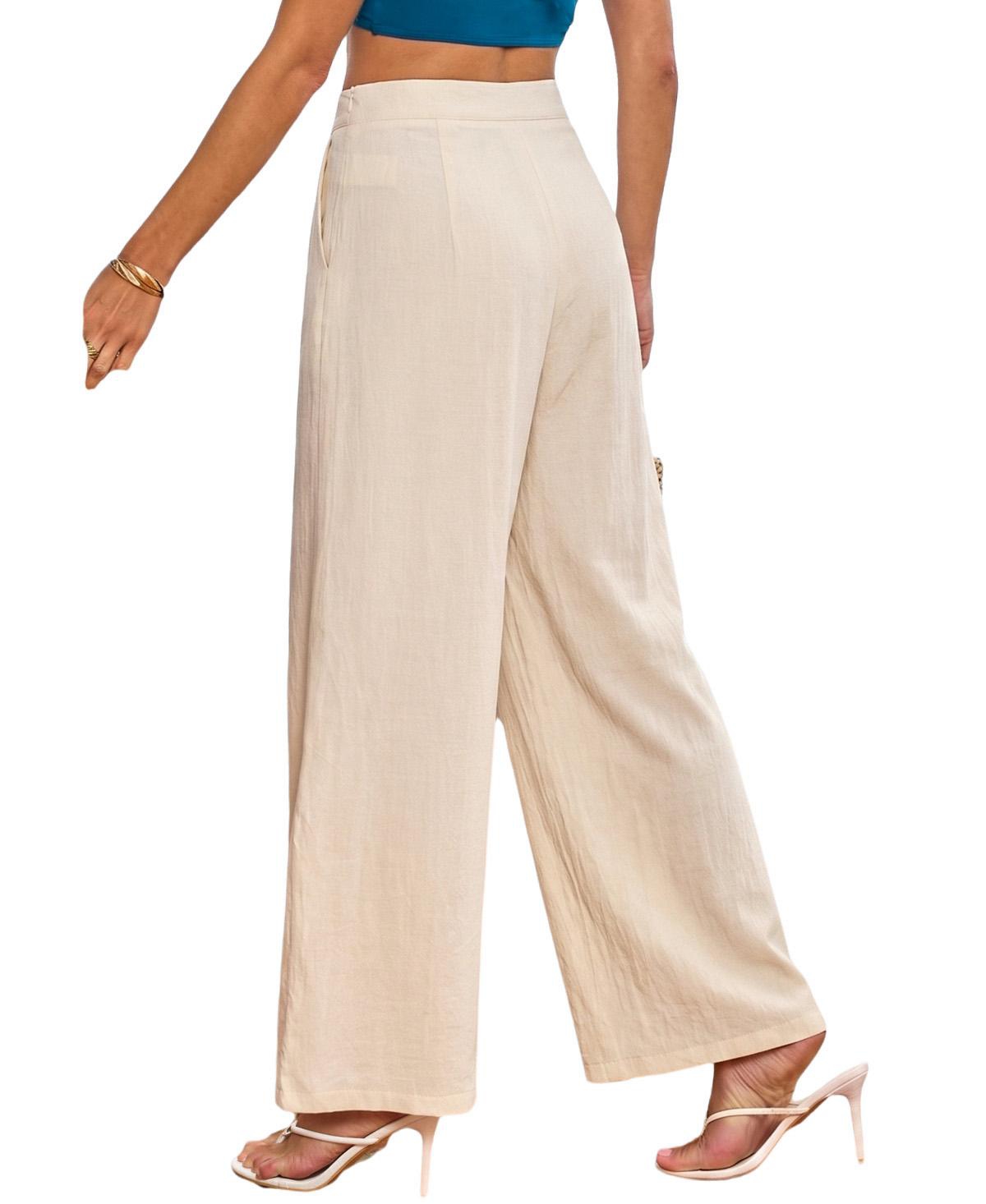 Cupshe Women's Back to Nature Pants