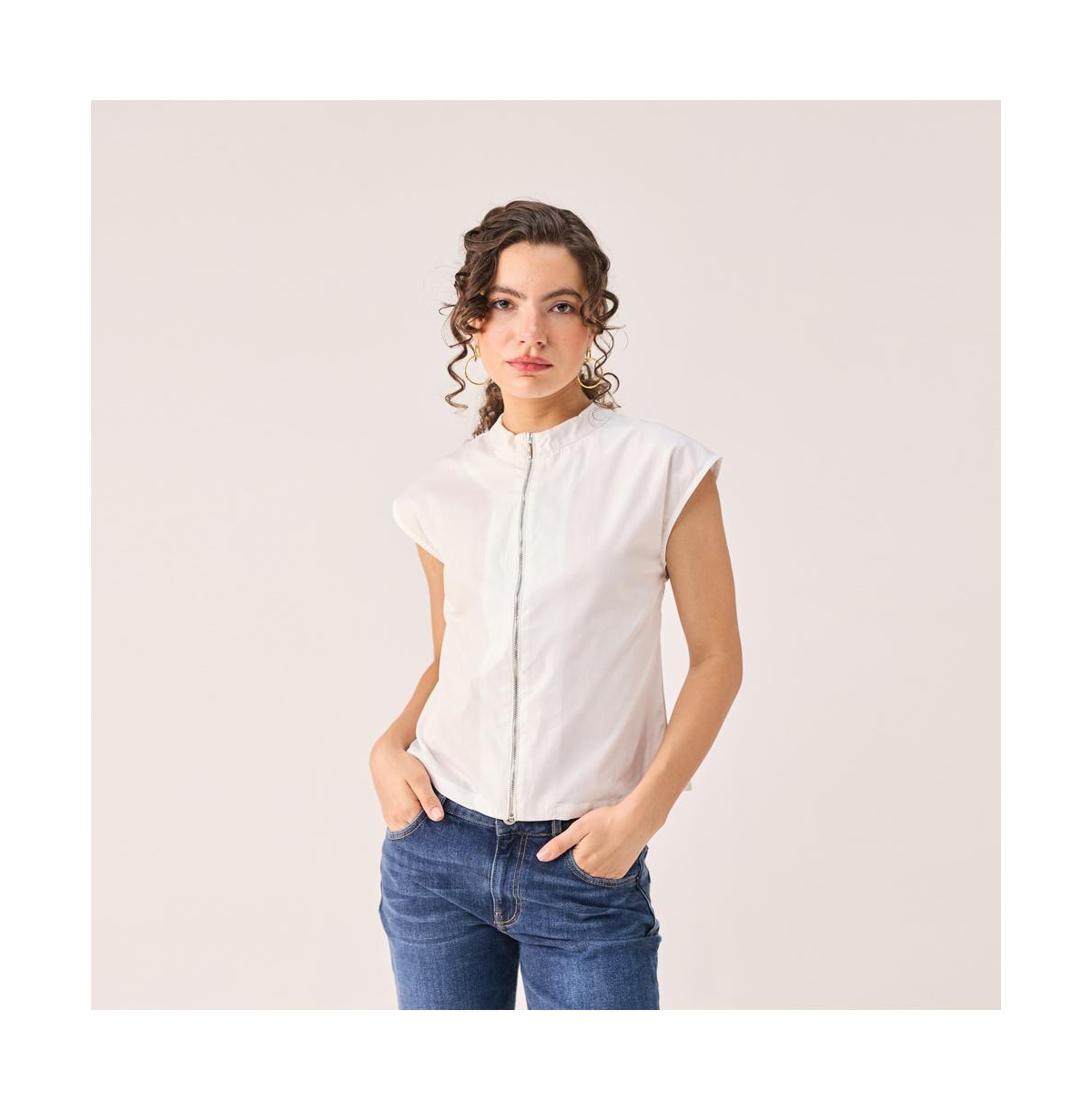 Reistor Women's Front Zip Top