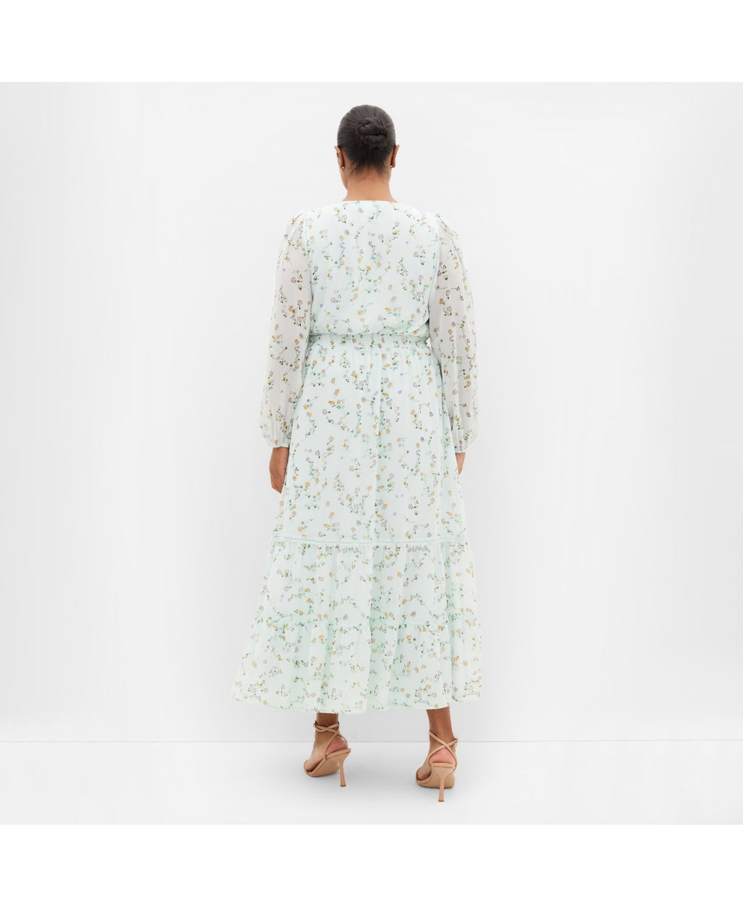 Plus Size Kiki Ditsy Print Maxi Dress