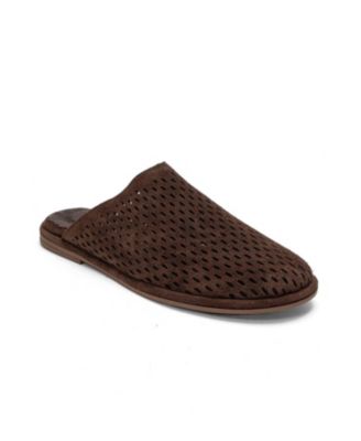 Forever and Always Shoes Melara Leather Slip On Mule