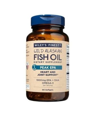 Wild Alaskan Fish Oil Peak EPA - Triple Strength 1000mg Omega-3 for Joint Health - 90 Softgels (90 Servings)