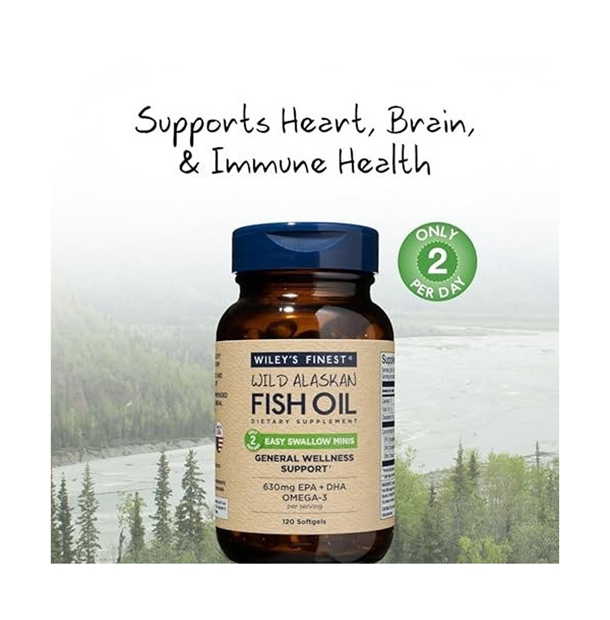 Wiley's Finest Wild Alaskan Fish Oil Minis