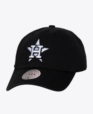Men's and Women's Black White Houston Astros 1904 Strapback Adjustable Hat