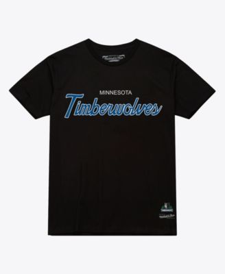 Men's Black Minnesota Timberwolves Vintage Wordmark T-Shirt