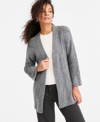 Women's Emmmoli Oversized Sequin-Adorned Shawl-Collar Cardigan