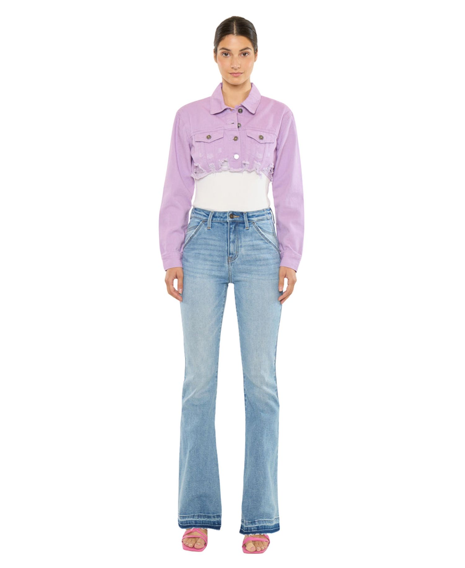 Women's USA Aimmes High Rise Flare Jeans