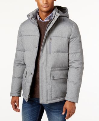down jacket with removable hood